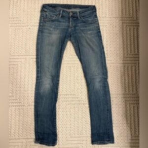 Citizens of humanity stretch denim skinny low rise jeans